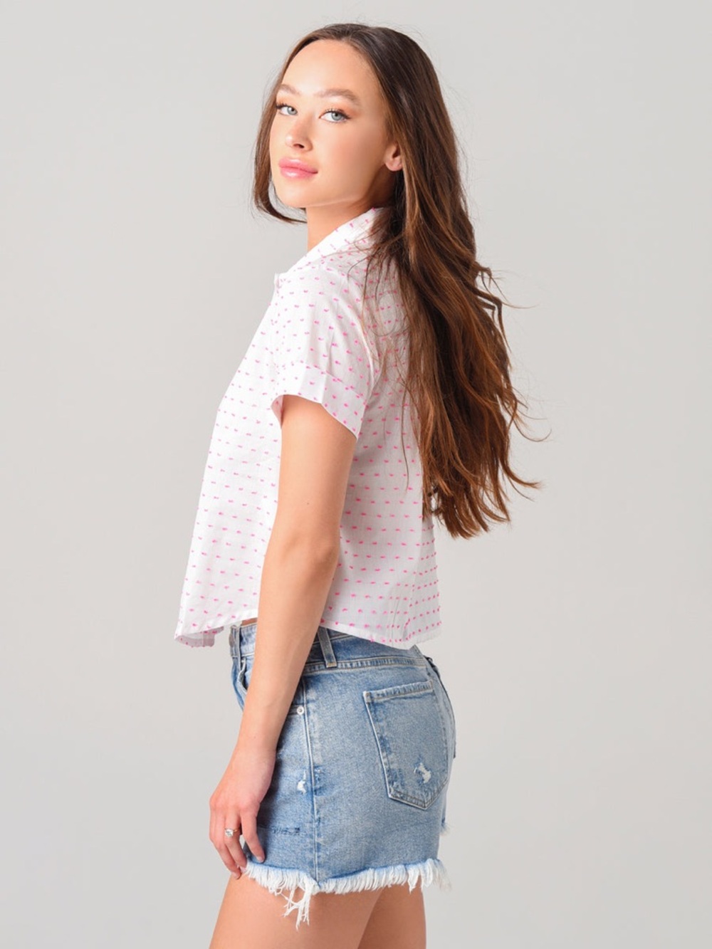 BB Dakota "Dippin Dots" button-down shirt , Small